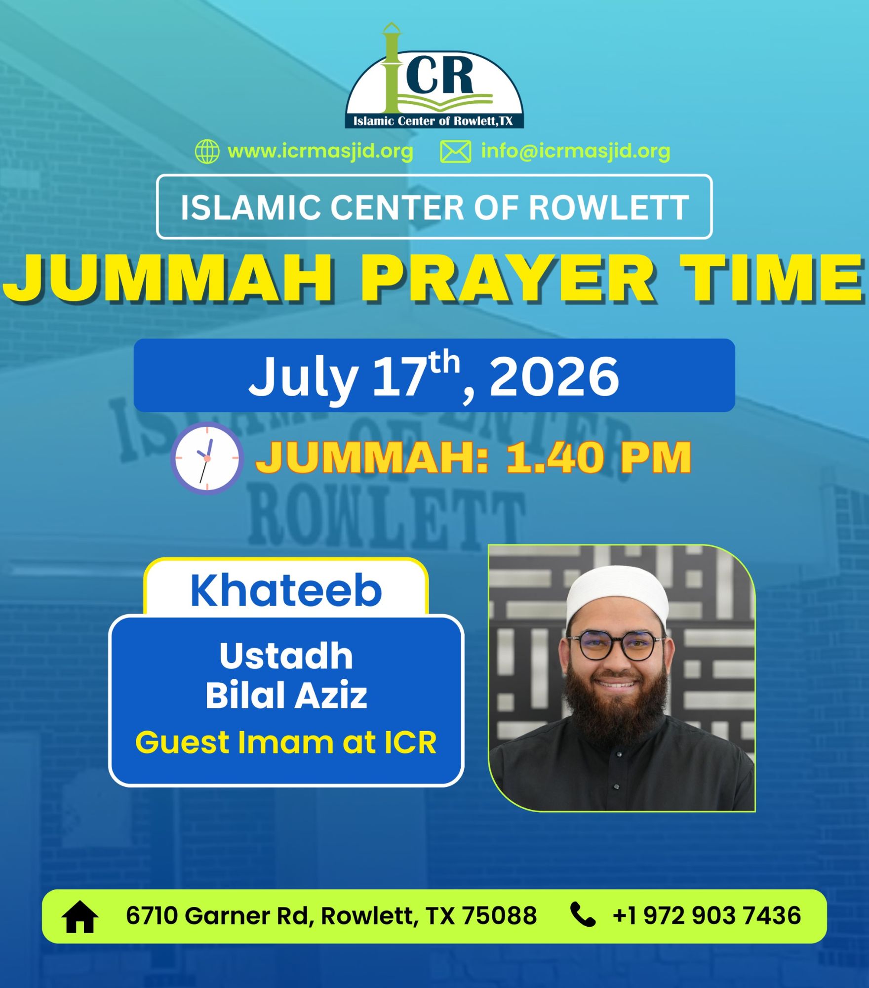 Jummah flyer