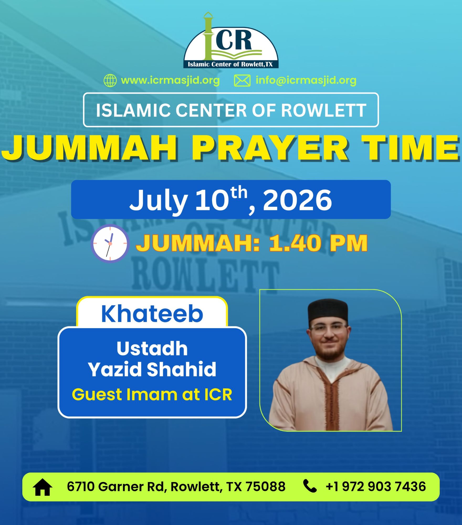 Jummah flyer
